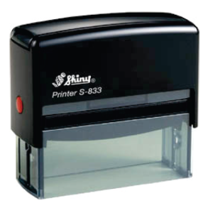 Sello Shiny S-833 (6 x 2,5 cm) | Comercial Amanda